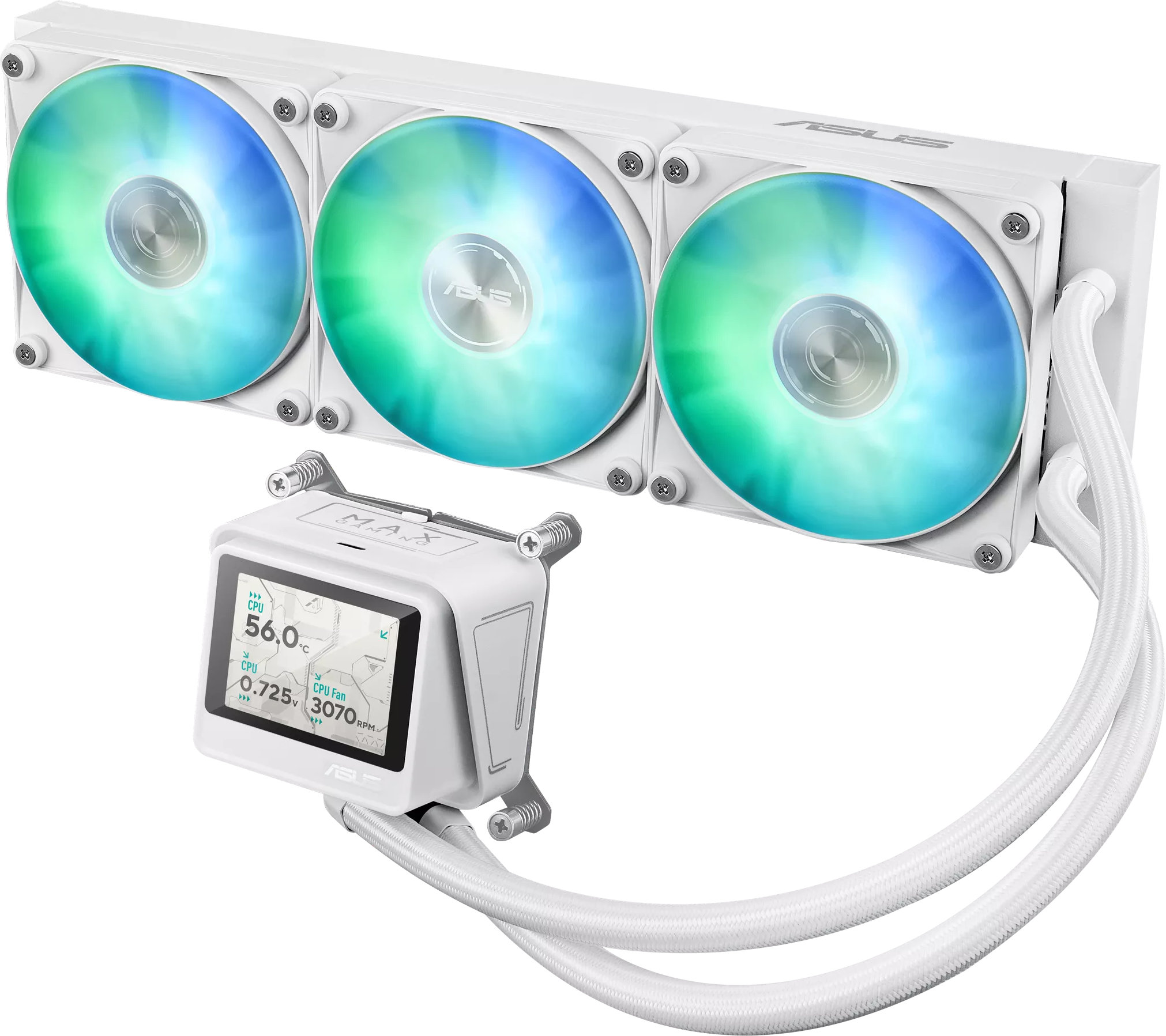 Купити Водяна система охолодження Asus Max Gaming LC 360 ARGB LCD White (90RC01G2-B0EAY0) - Фото 1 Водяна система охолодження Asus Max Gaming LC 360 ARGB LCD White (90RC01G2-B0EAY0) - Фото 1