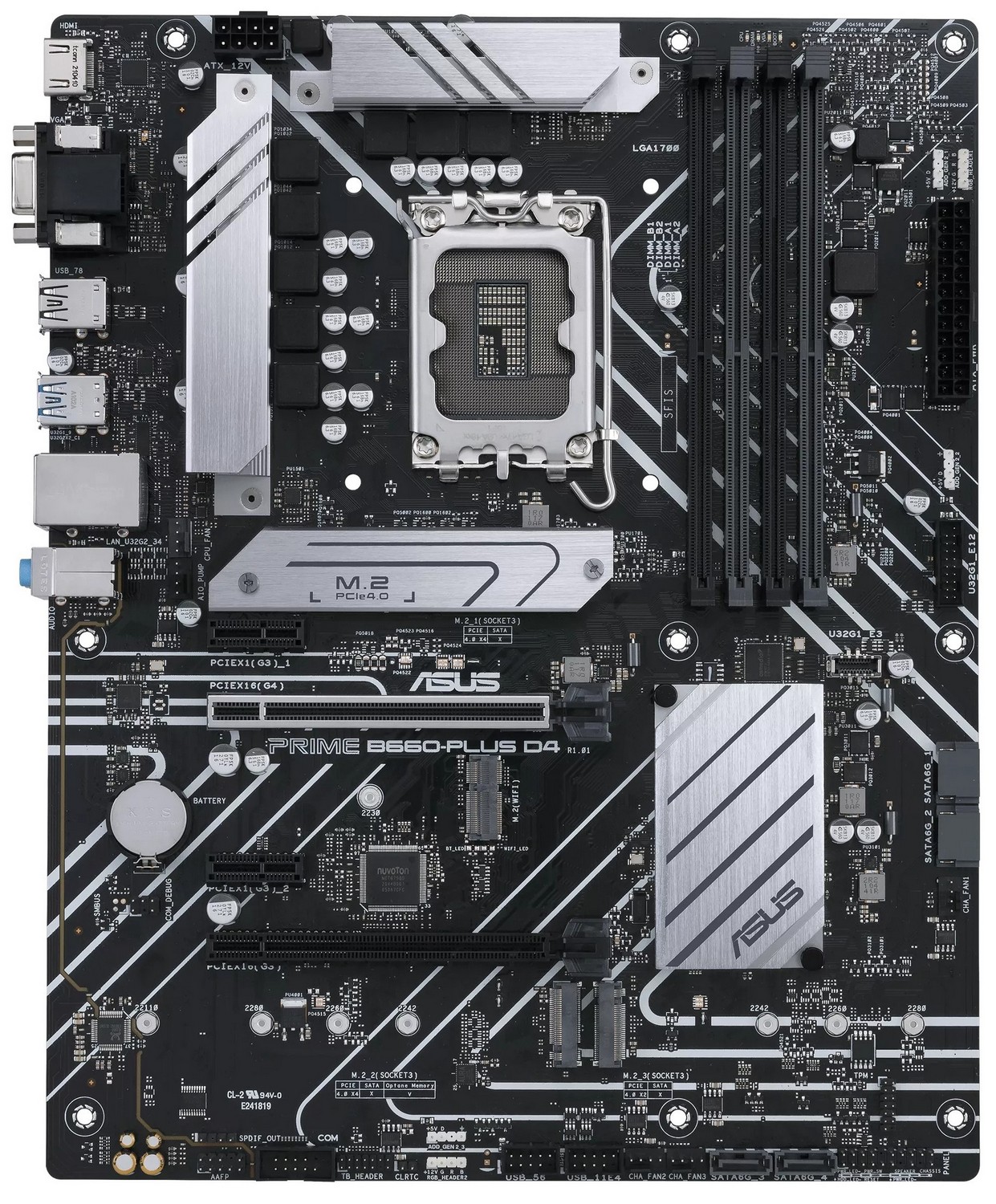 Материнская плата Asus PRIME B660-PLUS D4 - Фото 1