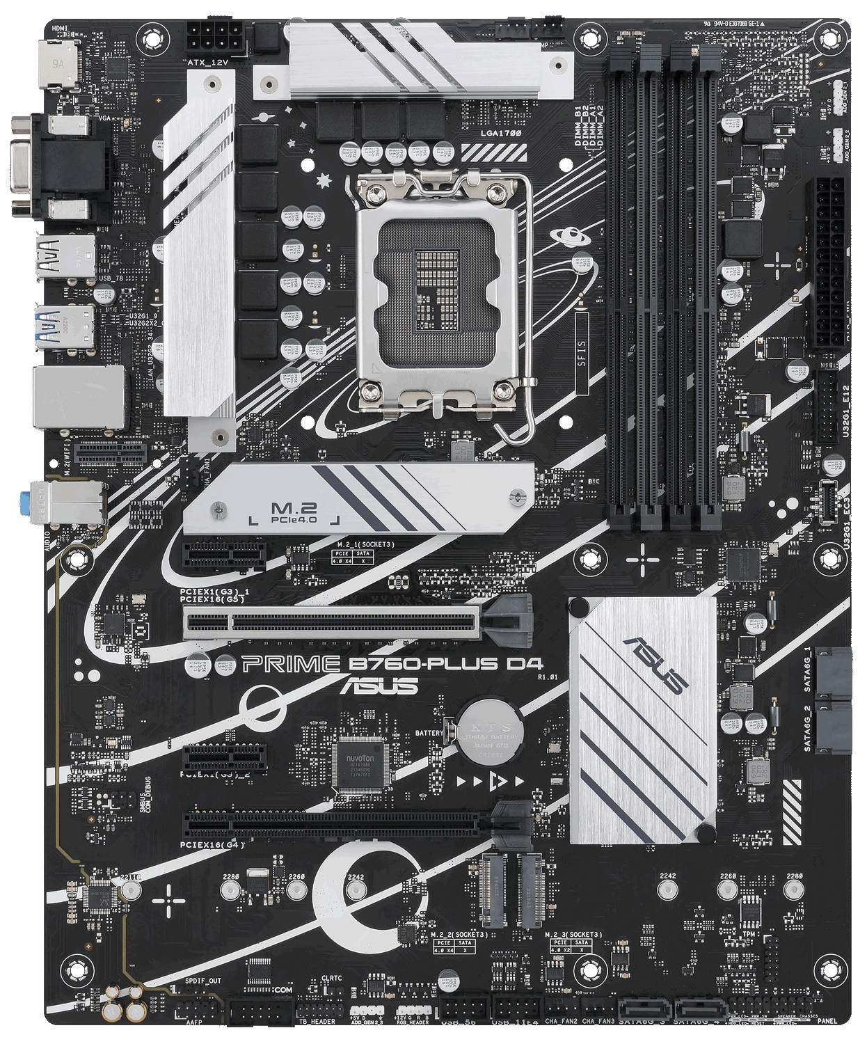 Материнская плата Asus Prime B760-Plus D4 - Фото 1