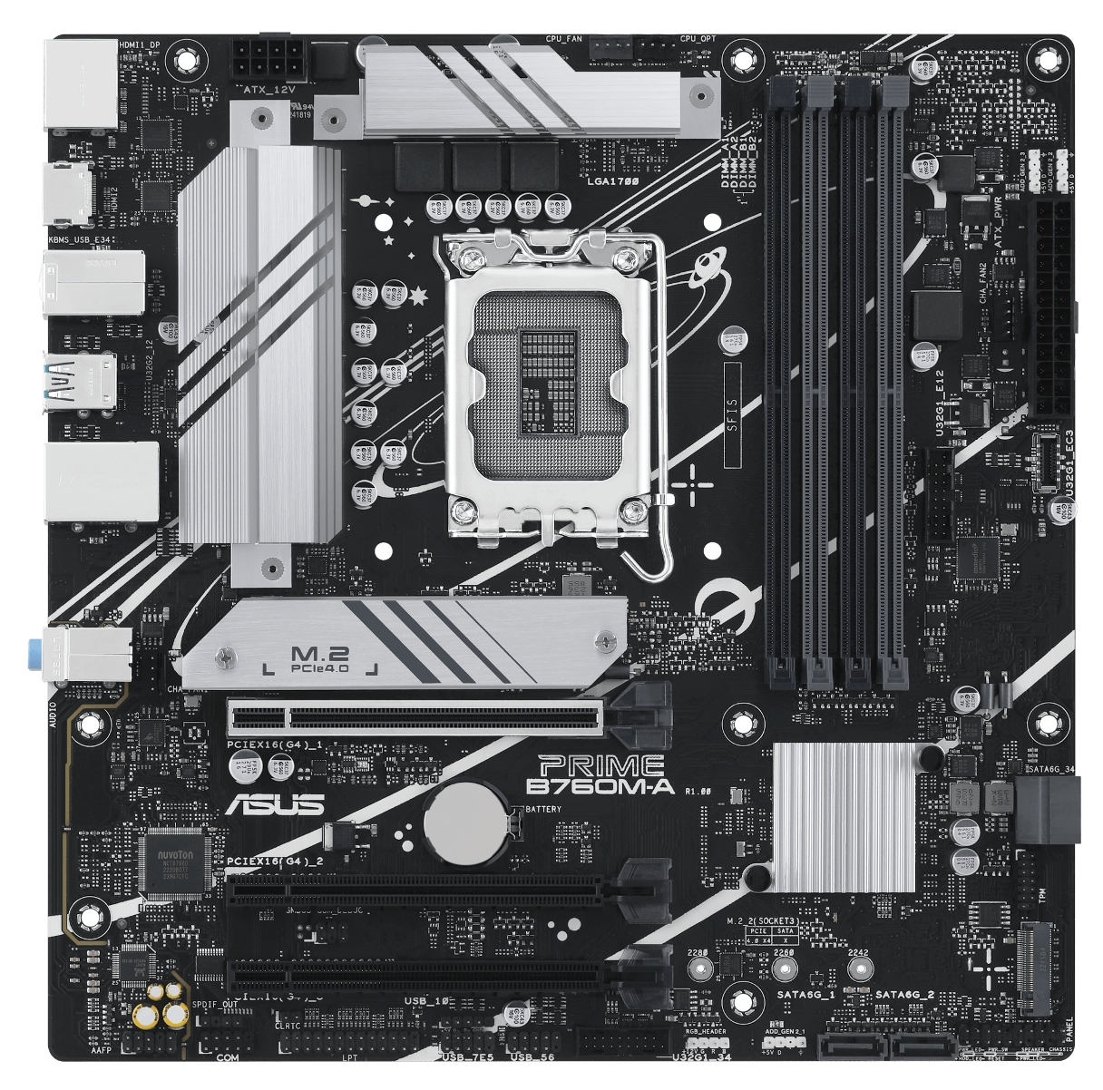 Материнская плата Asus PRIME B760M-A-CSM DDR5 - Фото 1