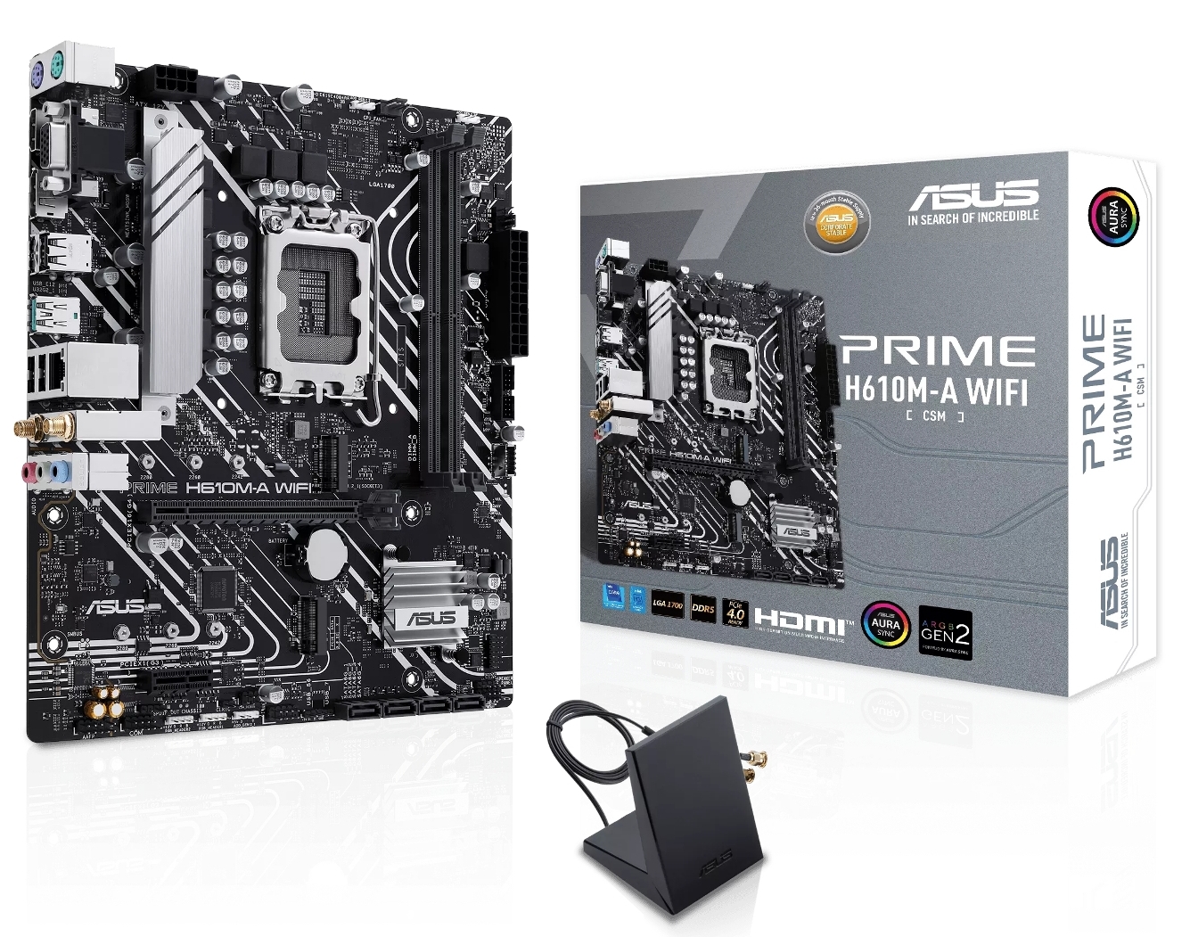 Материнская плата Asus PRIME H610M-A WIFI DDR5 - Фото 1