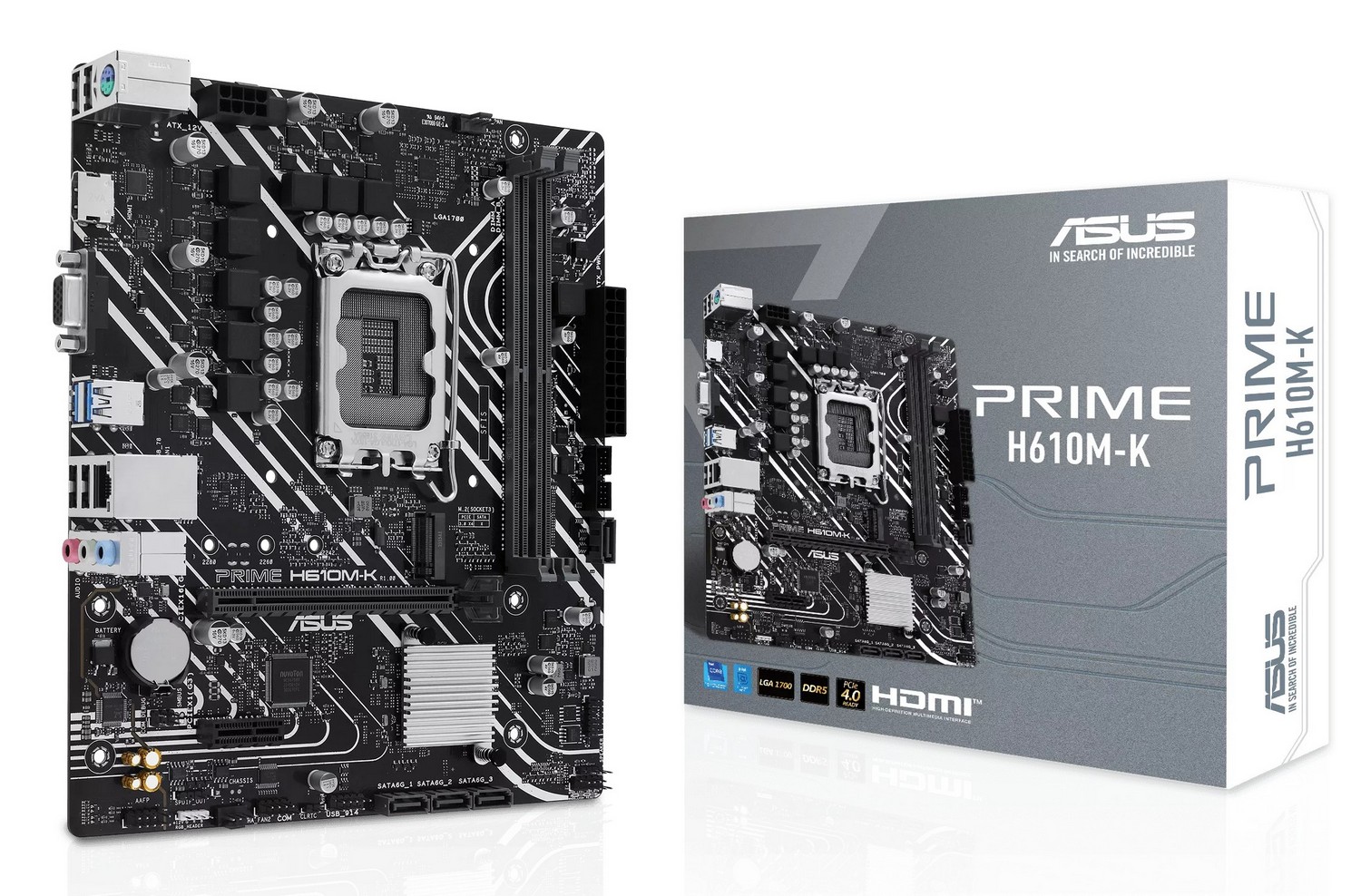 Материнская плата Asus PRIME H610M-K DDR5 - Фото 1