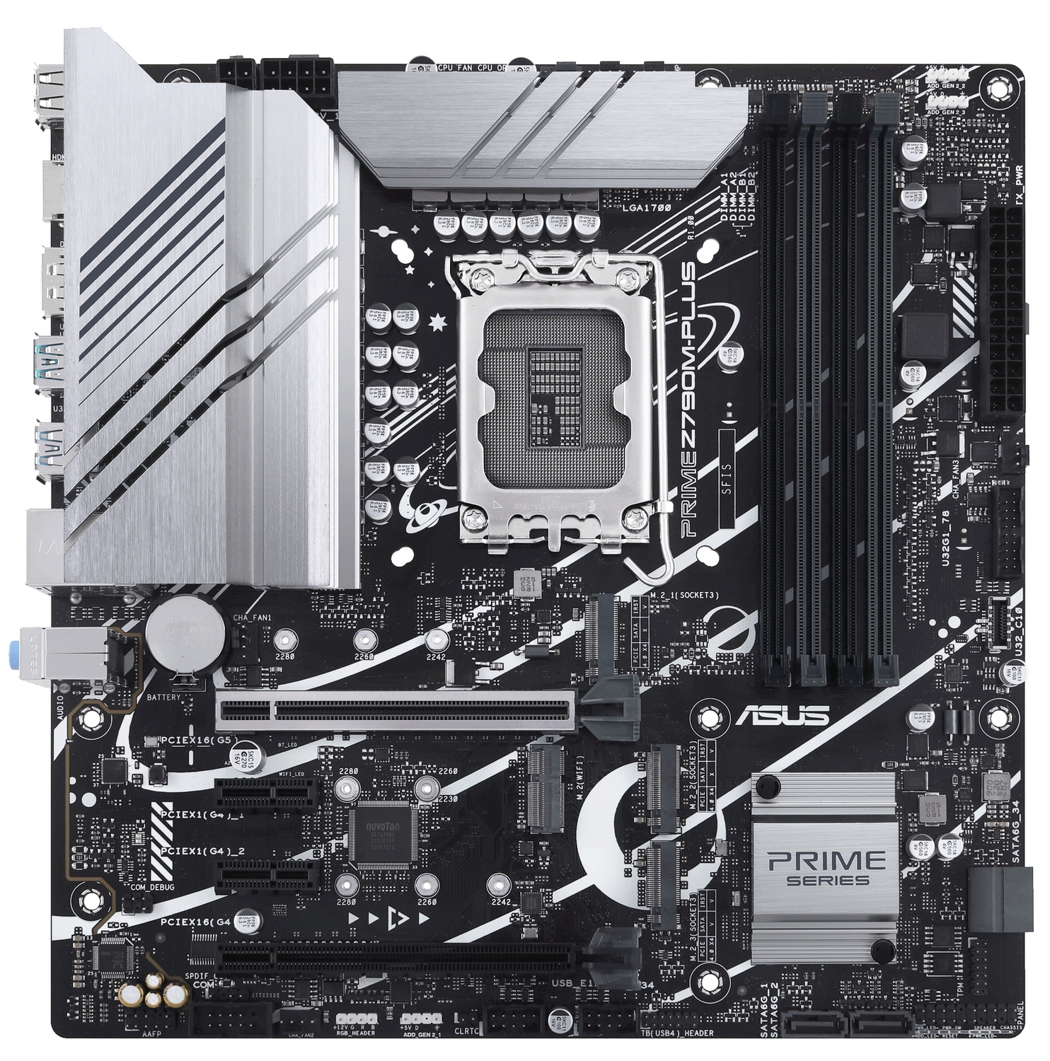Материнская плата Asus Prime Z790M-Plus - Фото 1