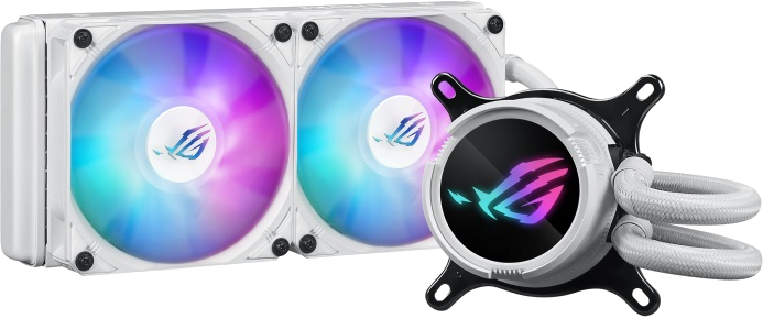 Водяная система охлаждения Asus ROG Strix LC III 240 ARGB WHT (90RC00S2-M0UAY0) - Фото 1