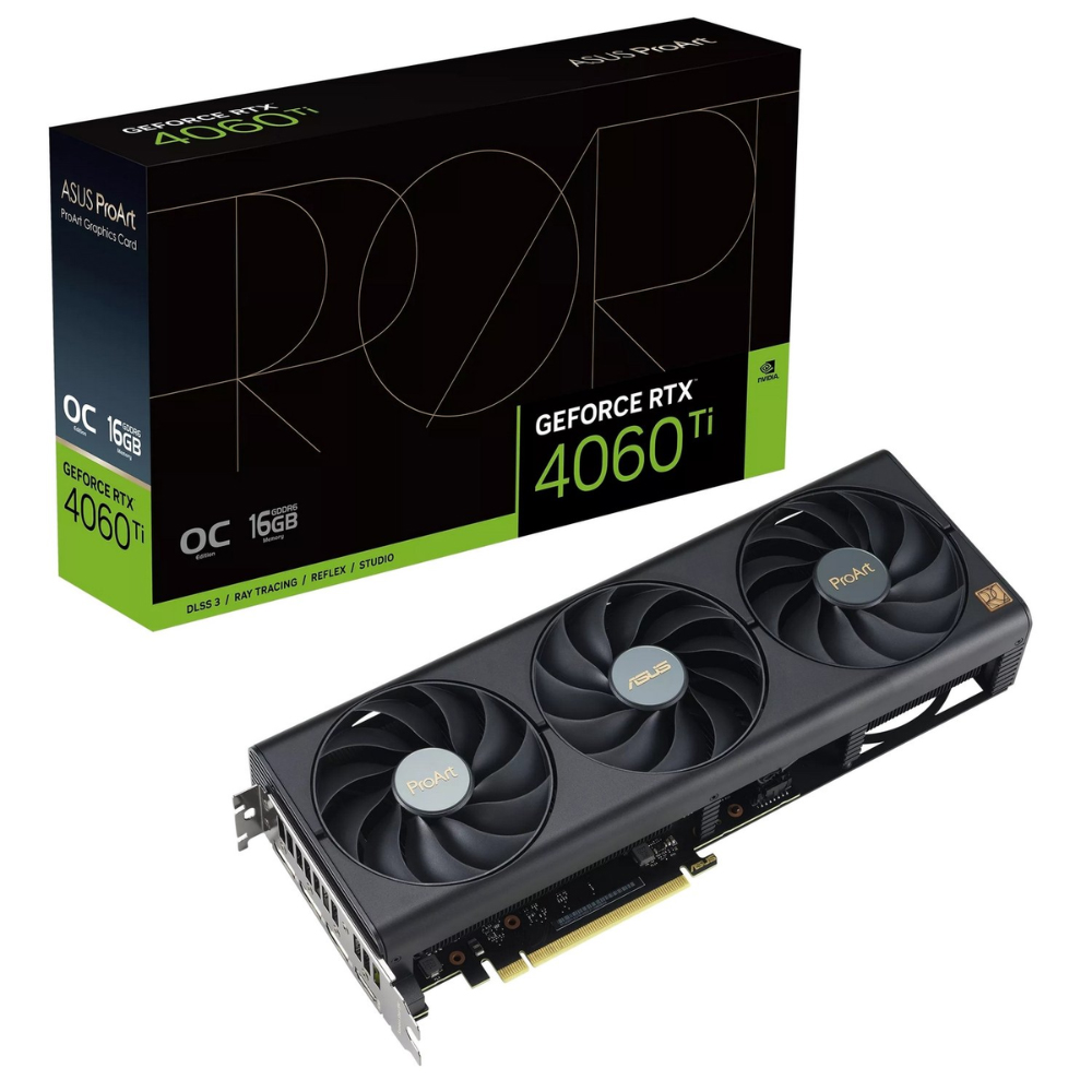 Видеокарта Asus RTX 4060 TI PROART OC 16GB GDDR6 (PROART-RTX4060TI-O16G ...
