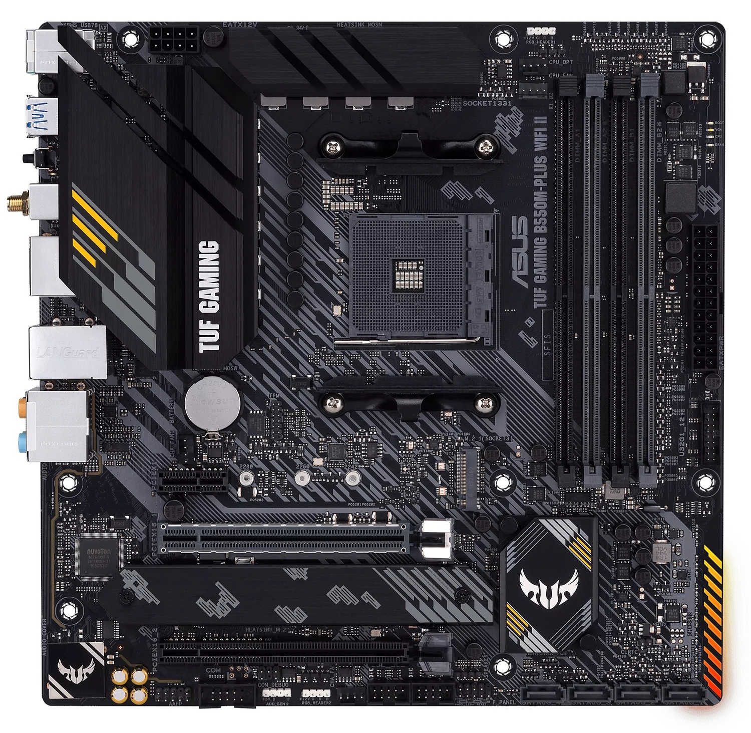 Материнская плата Asus TUF GAMING B550M-PLUS WIFI II - Фото 1