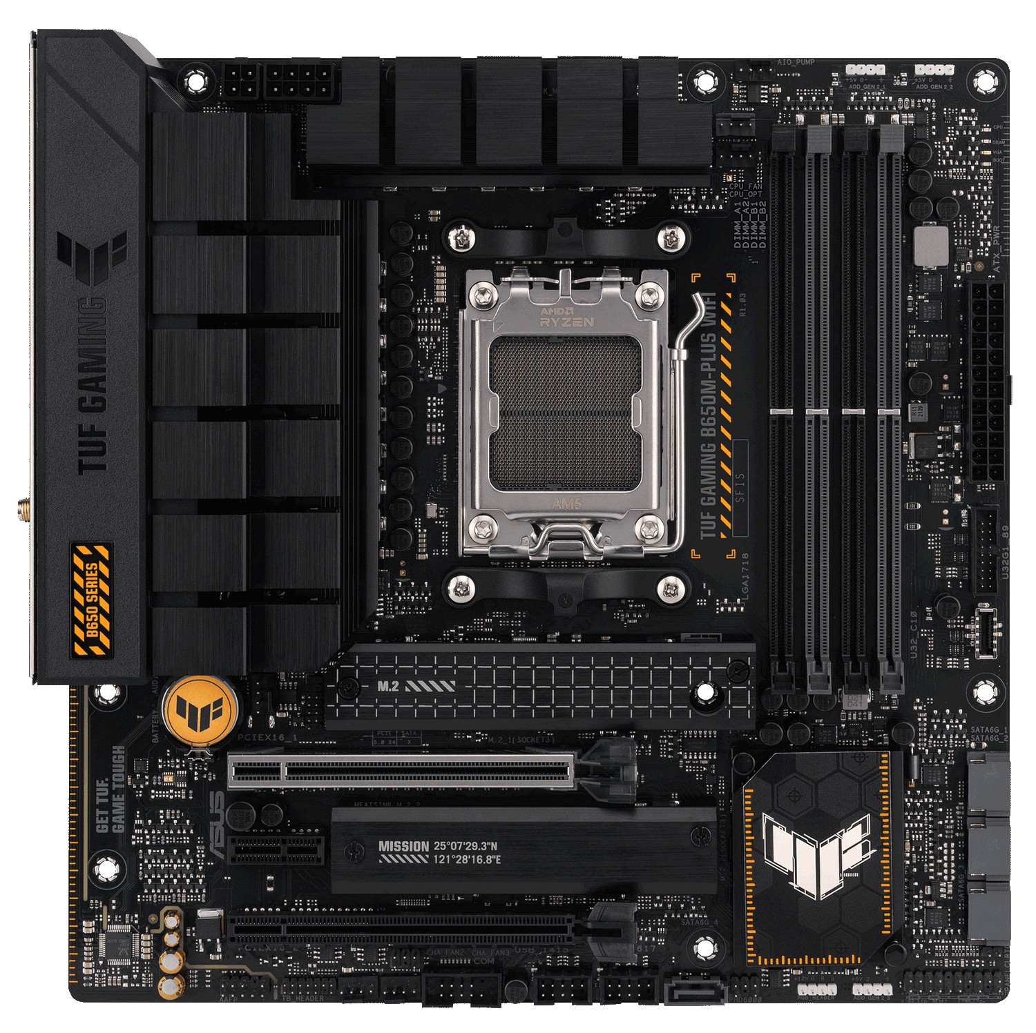 Материнская плата Asus TUF Gaming B650M-PLUS WIFI - Фото 1