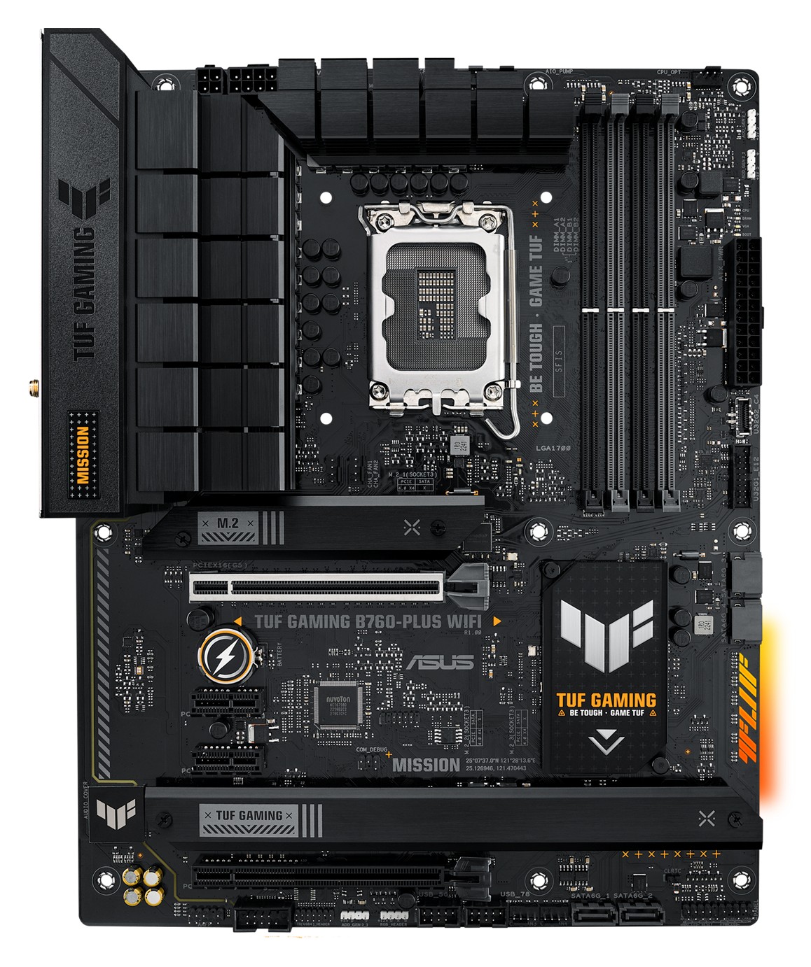 Материнская плата Asus TUF GAMING B760-PLUS WIFI DDR5 - Фото 1
