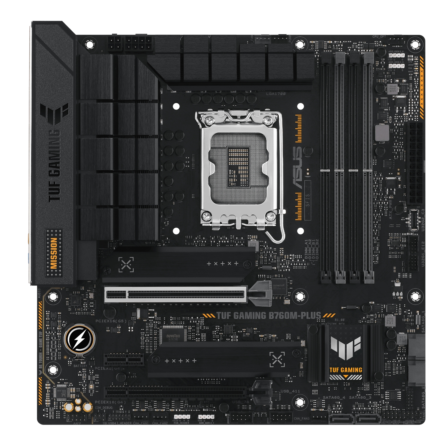 Материнская плата Asus TUF GAMING B760M-PLUS DDR5 - Фото 1