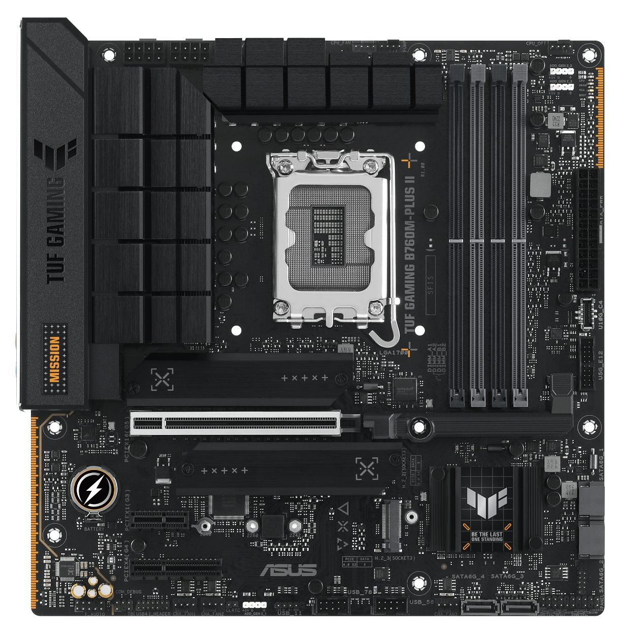 Материнская плата Asus TUF GAMING B760M-PLUS II DDR5 - Фото 1