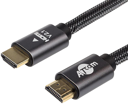 Кабель HDMI Atcom Premium HDMI-HDMI ver 2.1, 4К, 30m Black (AT23730) - Фото 1