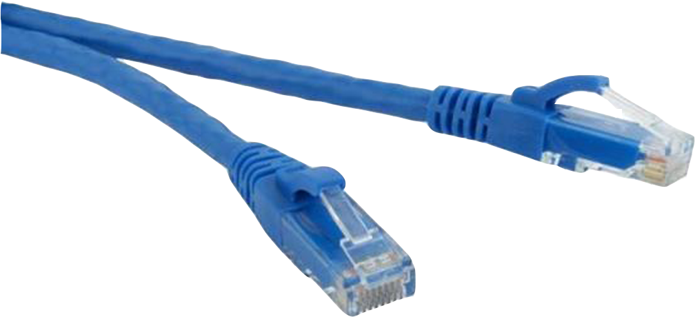 Кабель патч-корд Atcom Cat.5e UTP, RJ45 0.5m Blue (4961) - Фото 1