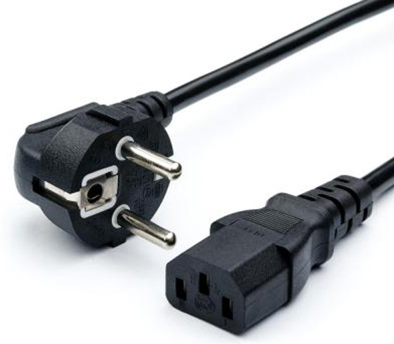 Кабель питания Atcom CEE 7/7-IEC C13 1.8m (14367) - Фото 1