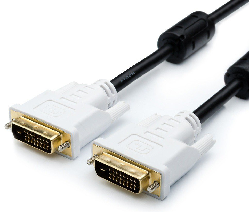 Кабель Atcom DVI to DVI 24pin 1.8m (8057) - Фото 1