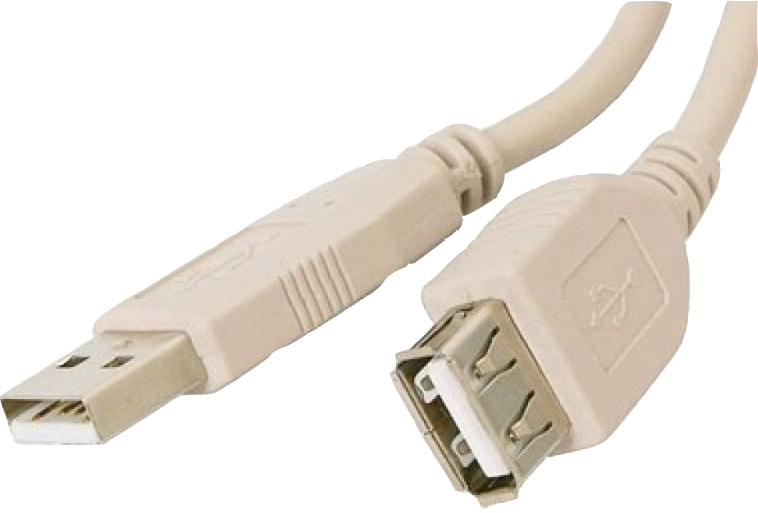 Кабель USB type A - USB type A Atcom USB2.0 AM/AF 3.0m (3790) - Фото 1