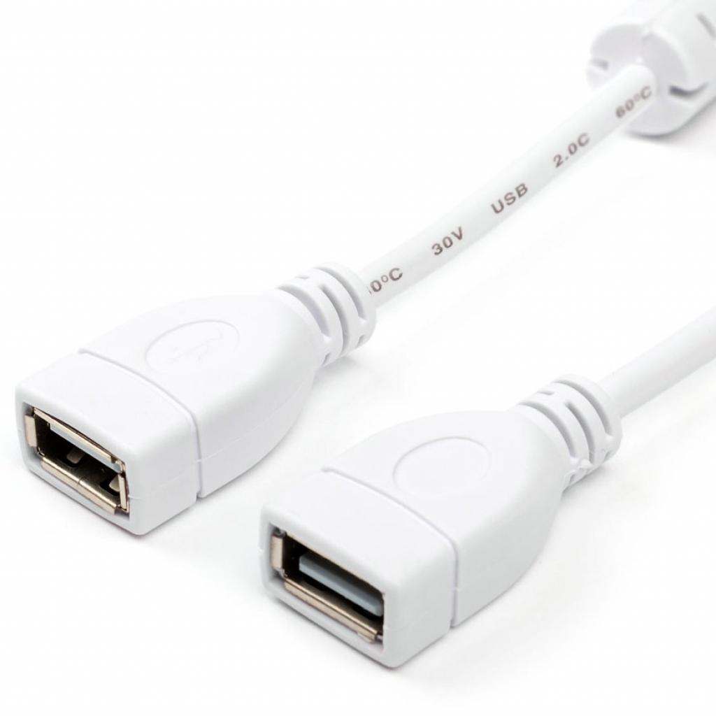 Кабель USB type A - USB type A Atcom USB 2.0 AF/AF 1.8m (15647) - Фото 1