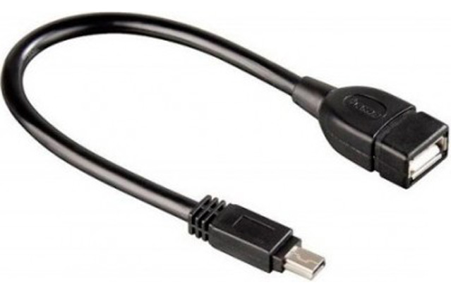 Кабель Atcom USB 2.0 AF/Mini USB 5 pin 0.1M OTG (12822) - Фото 1
