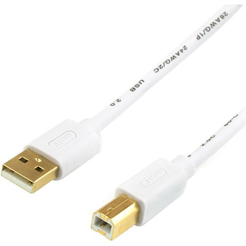 Купити Кабель USB type A - USB type B Atcom USB 2.0 AM/BM 1.8m White (13423) - Фото 1 Кабель USB type A - USB type B Atcom USB 2.0 AM/BM 1.8m White (13423) - Фото 1
