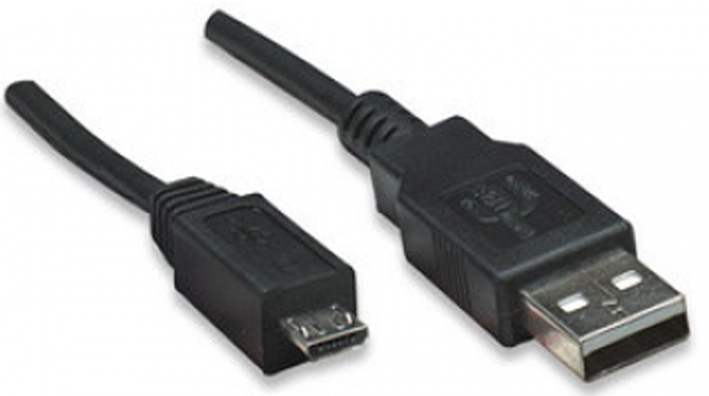 Кабель Atcom USB 2.0 AM/MicroAM 0.8m (9174) - Фото 1