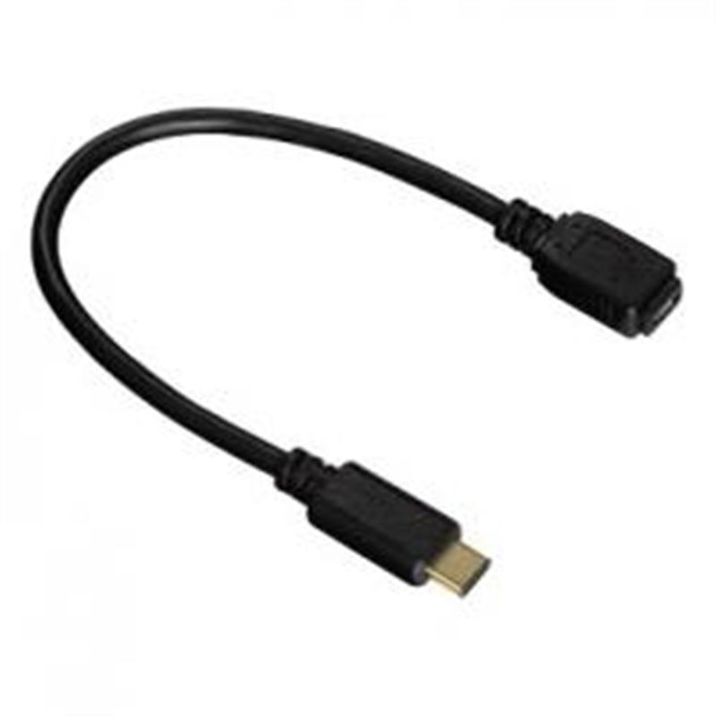 Кабель синхронизации данных Atcom USB 2.0AF - Type-C OTG 0.1m (14716) - Фото 1