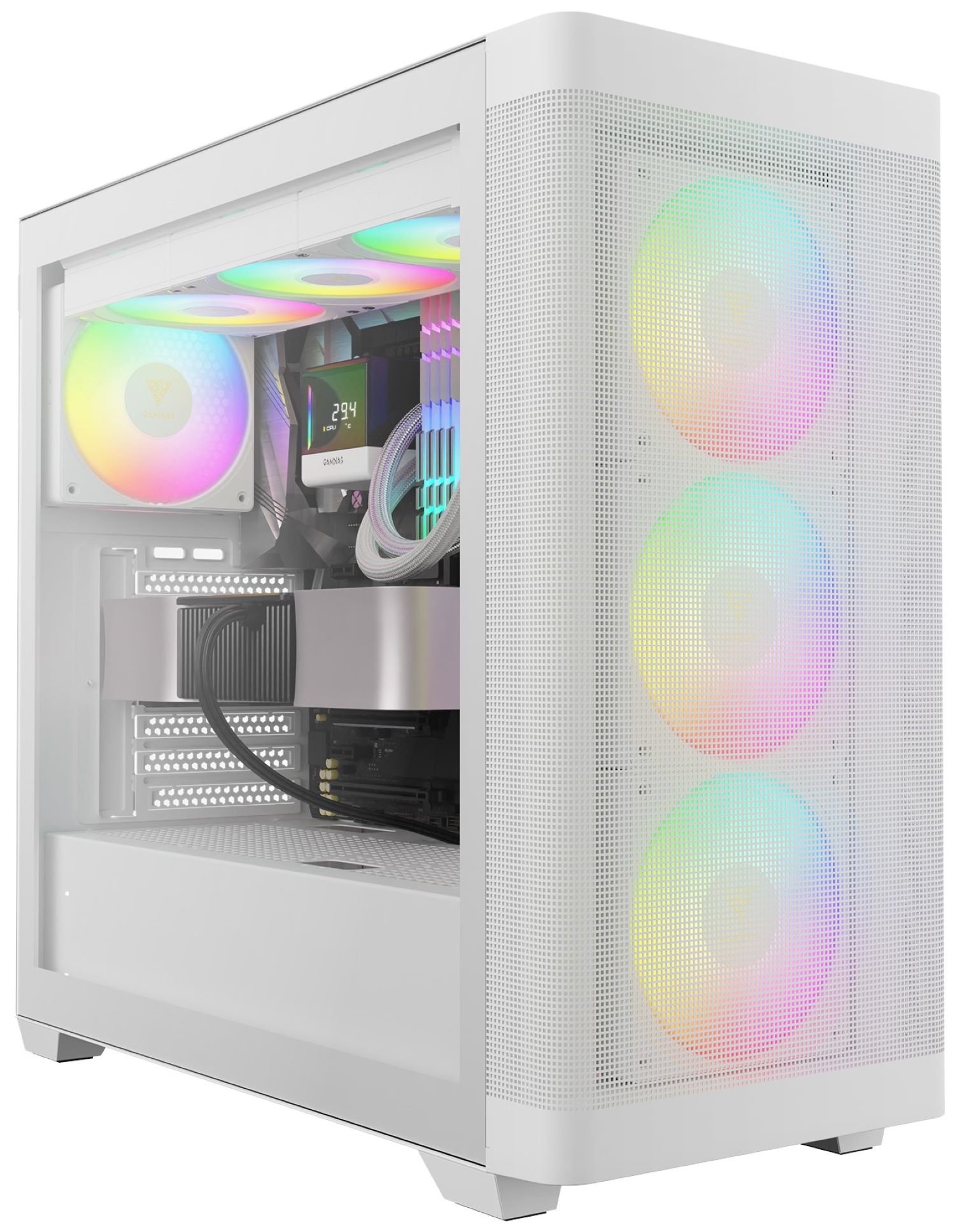 Корпус Gamdias ATHENA M3 WH Mid-Tower (4711514501162) - Фото 1