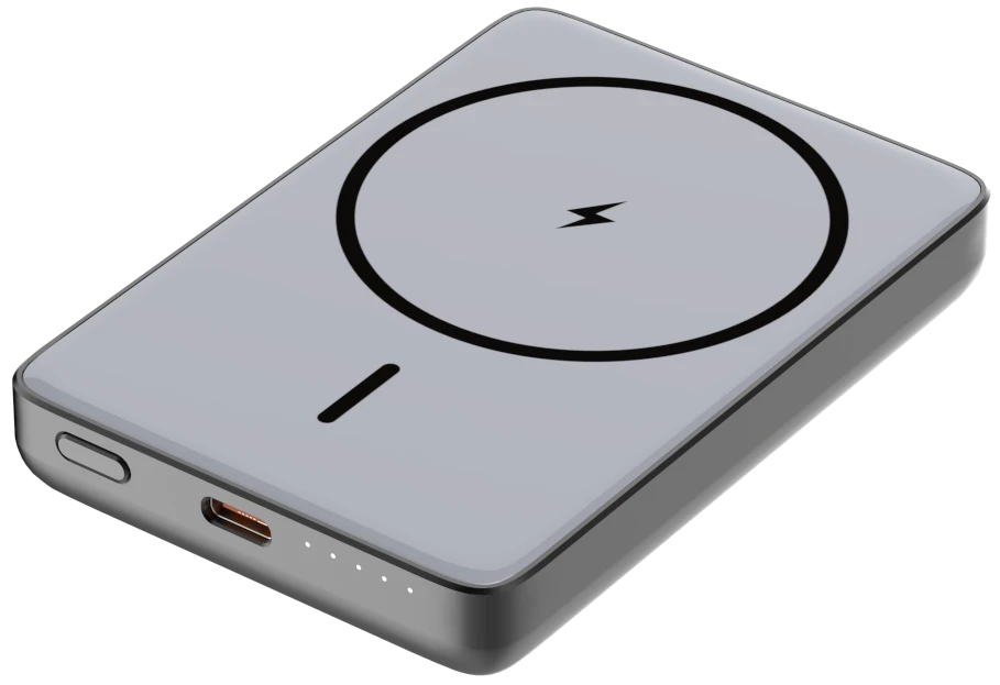 Батарея мобільна ATRIA PD20W USB-C 15W Wireless MagSafe 10000mAh black (WPD-W72B)