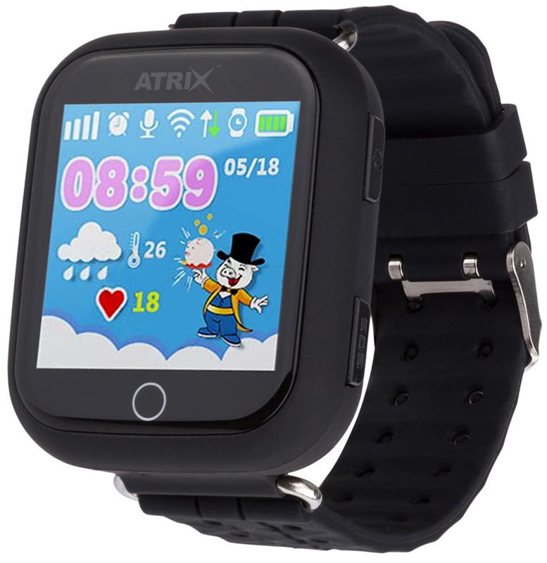 Уценка - Детские часы ATRIX iQ100 Touch GPS Black (308332) - Фото 1