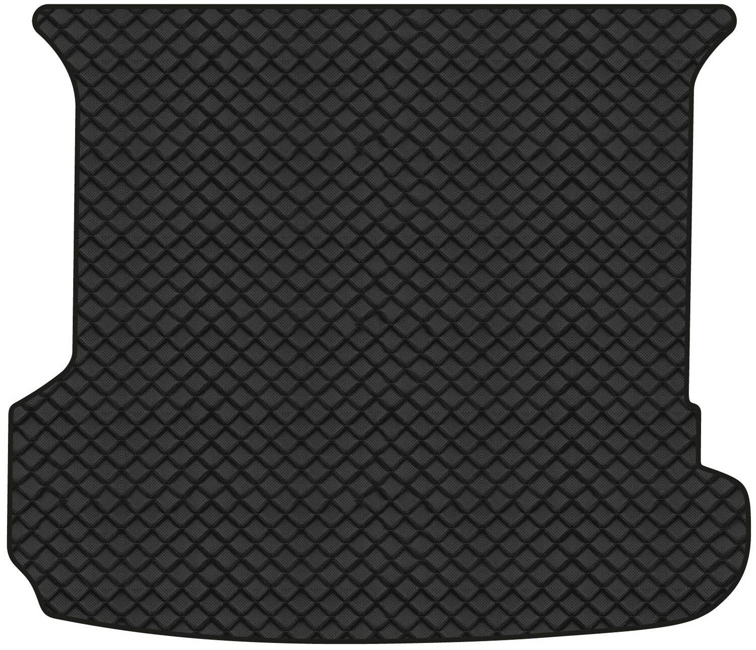 Коврик из экокожи в багажник авто EVAtech ECO для Q7 (4M) 7 seats Audi 2015 2 поколение SUV USA AU11153B1BBB - Фото 1