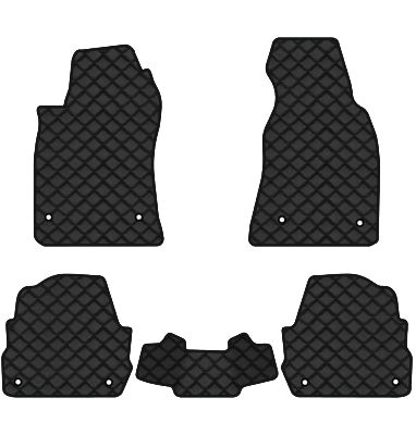 Коврики из экокожи в салон авто EVAtech ECO для A6 (C5) 4WD Audi 1997-2001 2 поколение Sedan EU (AU11281CGK5AV8BBB) - Фото 1