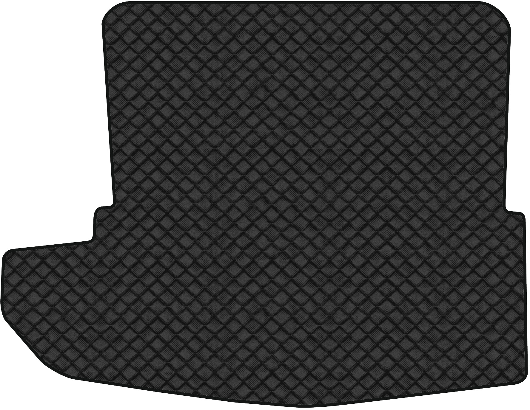 Коврик из экокожи в багажник авто EVAtech ECO для A4 (B6) MT Audi 2000-2004 2 поколение Cabrio EU AU11498B1BBB - Фото 1