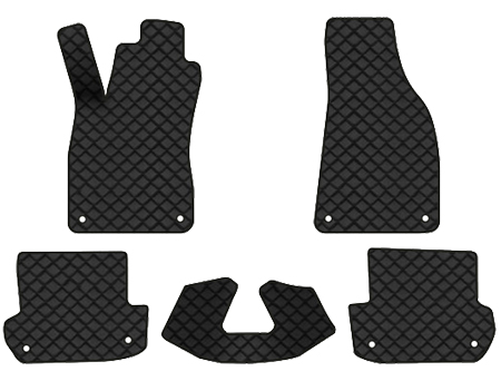 Коврики из экокожи в салон авто EVAtech ECO для A4 (B6) MT Audi 2000-2004 2 поколение Cabrio EU (AU11498CV5AV8BBB) - Фото 1