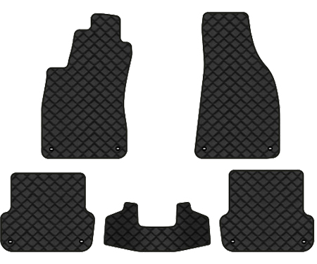 Коврики из экокожи в салон авто EVAtech ECO для A4 (B6) MT Audi 2000-2004 2 поколение Combi EU (AU12375CG5TL8BBB) - Фото 1
