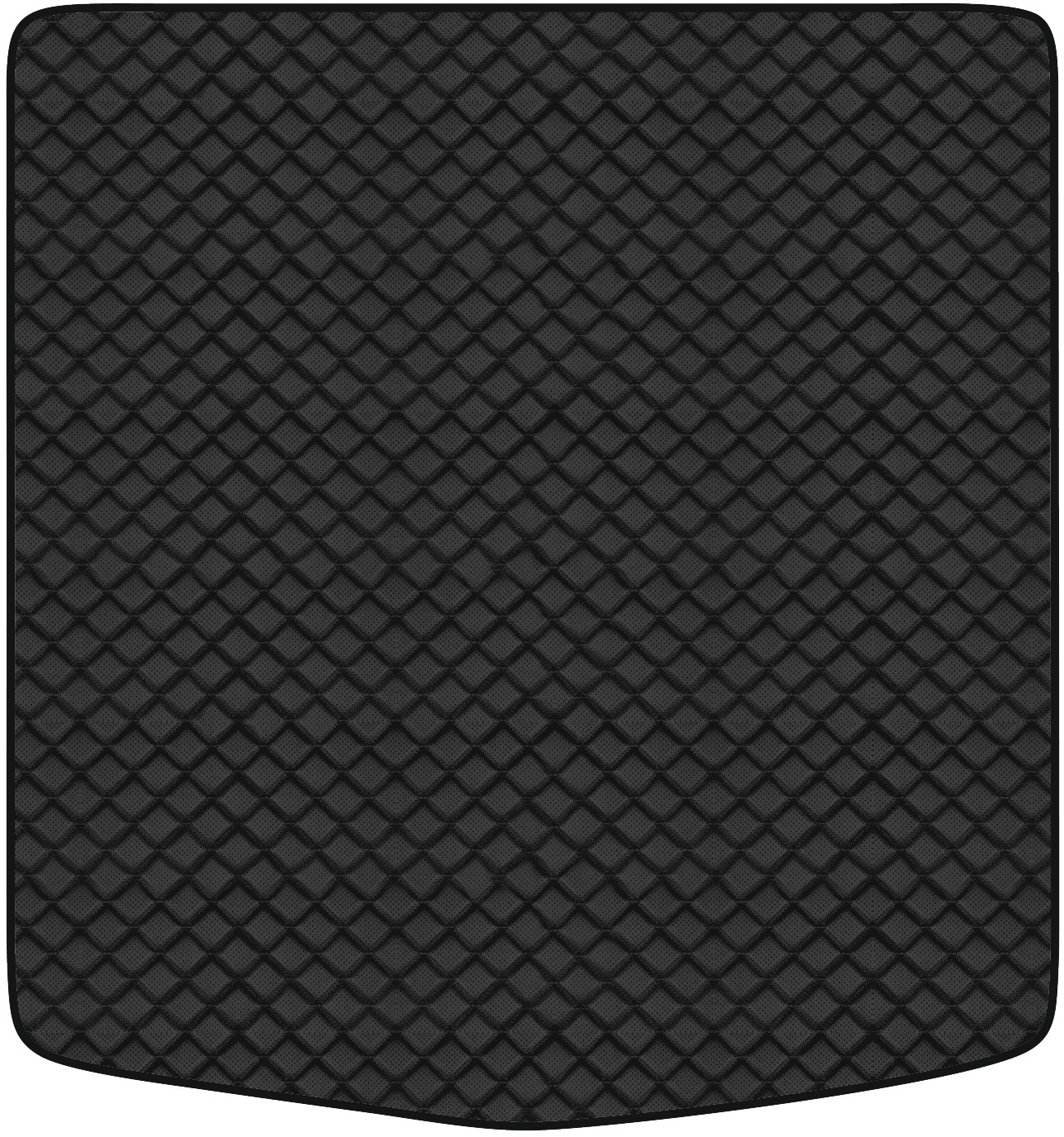 Коврик из экокожи в багажник авто EVAtech ECO для A4 (B6) AT Audi 2000-2004 2 поколение Sedan EU AU1407B1BBB - Фото 1