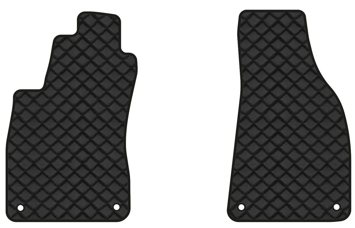 Коврики из экокожи в салон авто передние EVAtech ECO для A4 (B6) MT Audi 2000-2004 2 поколение Cabrio EU AU11498AG2AV4BBB - Фото 1