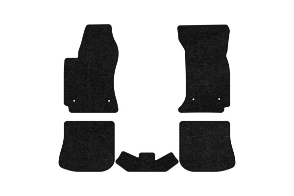Коврики ворсовые в салон авто EVAtech Standard для Audi A4 (B5) 1994-1999 1 поколение Combi EU черный кант AU14120CB5TL4VEB - Фото 1