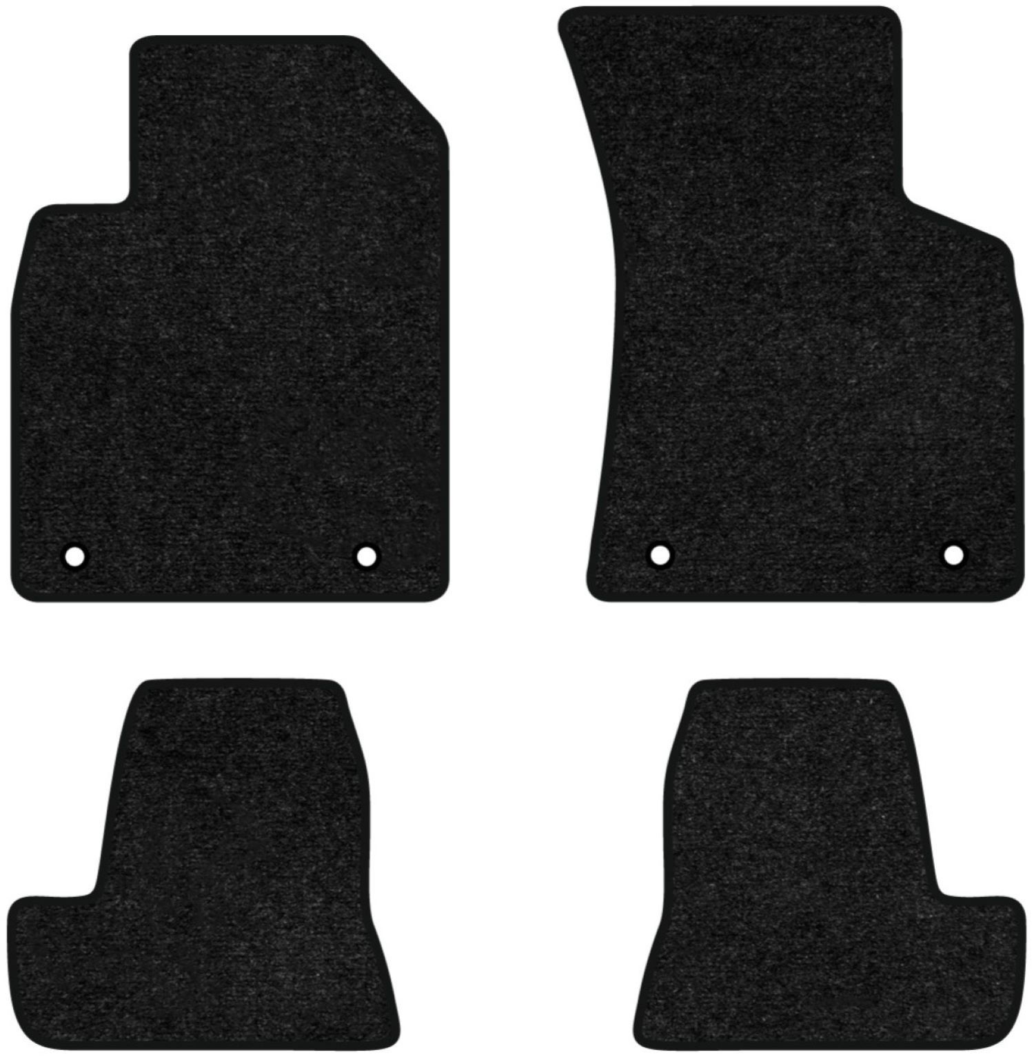 Коврики ворсовые в салон авто EVAtech Standard для Audi TT (8N) 1998-2006 1 поколение Coupe EU черный кант AU21247PG4AV4VEB - Фото 1
