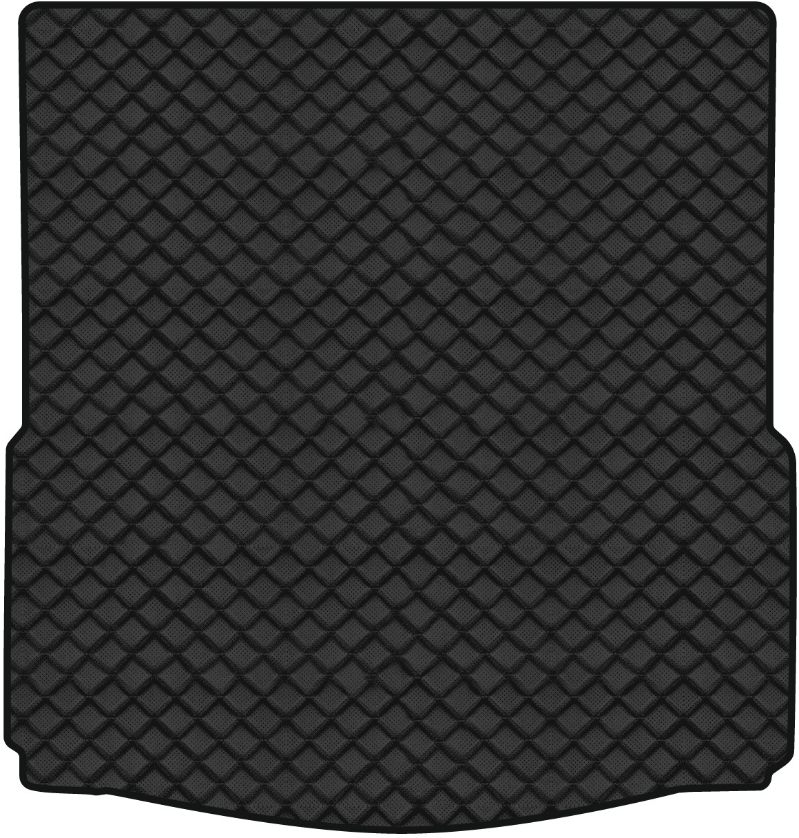 Коврик из экокожи в багажник авто EVAtech ECO для A6 (C6) Audi 2004-2008 3 поколение Combi EU AU3164B1BBLB - Фото 1