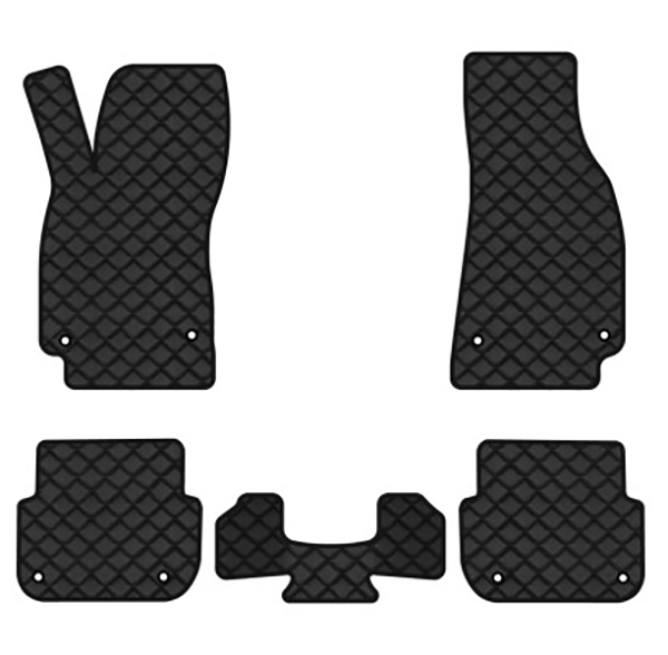 Коврики из экокожи в салон авто EVAtech ECO для A6 (C6) Audi 2004-2008 3 поколение Combi EU AU3164CV5AV8BBLB - Фото 1