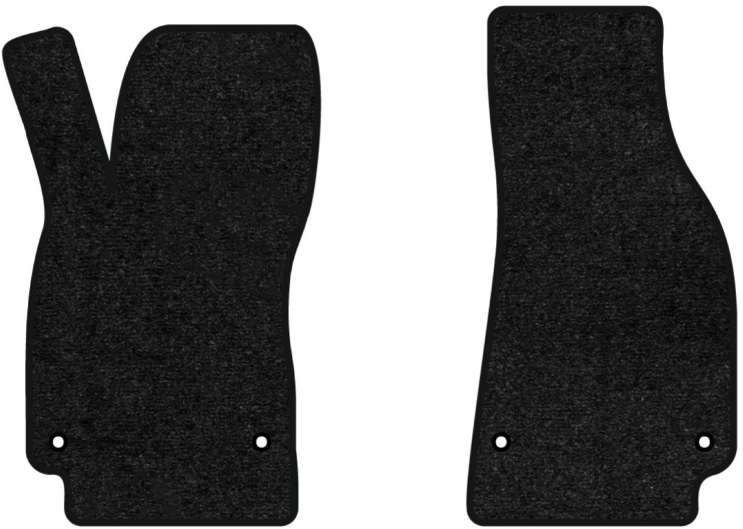 Коврики ворсовые в салон авто EVAtech Standard для Audi A6 (C6) (4 clips) 2004-2008 3 поколение Combi EU черный кант AU32410AV2AV4VEB - Фото 1