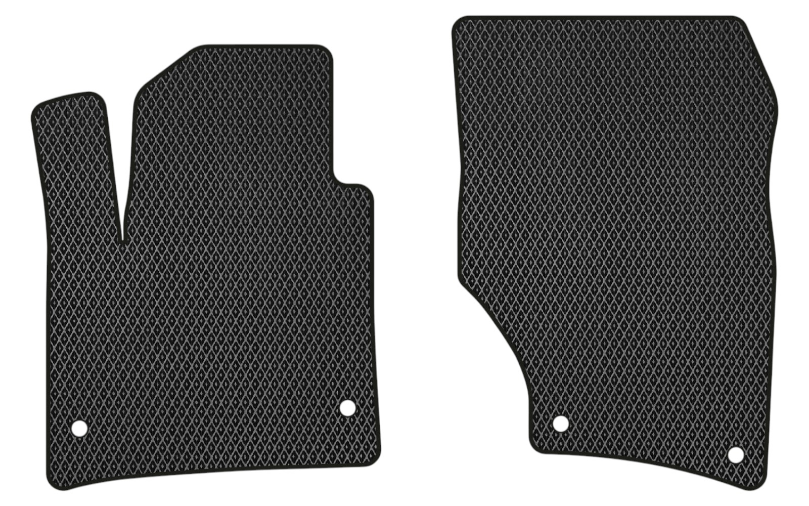 EVA коврики в салон авто передние EVAtech для Q7 (4L) 5 seats Audi 2005-2015 1 поколение SUV EU (AU33003A2AV4RBB) - Фото 1