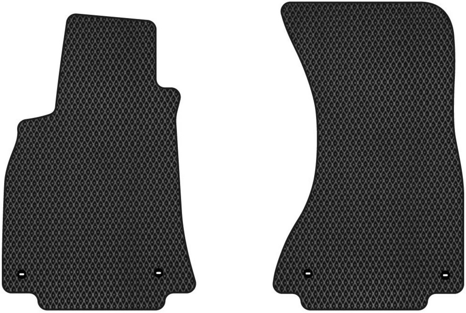 EVA коврики в салон авто передние EVAtech для A4 Allroad Quattro (B8) Audi 2008-2015 4 поколение Combi EU (AU33068AB2TL4RBB) - Фото 1