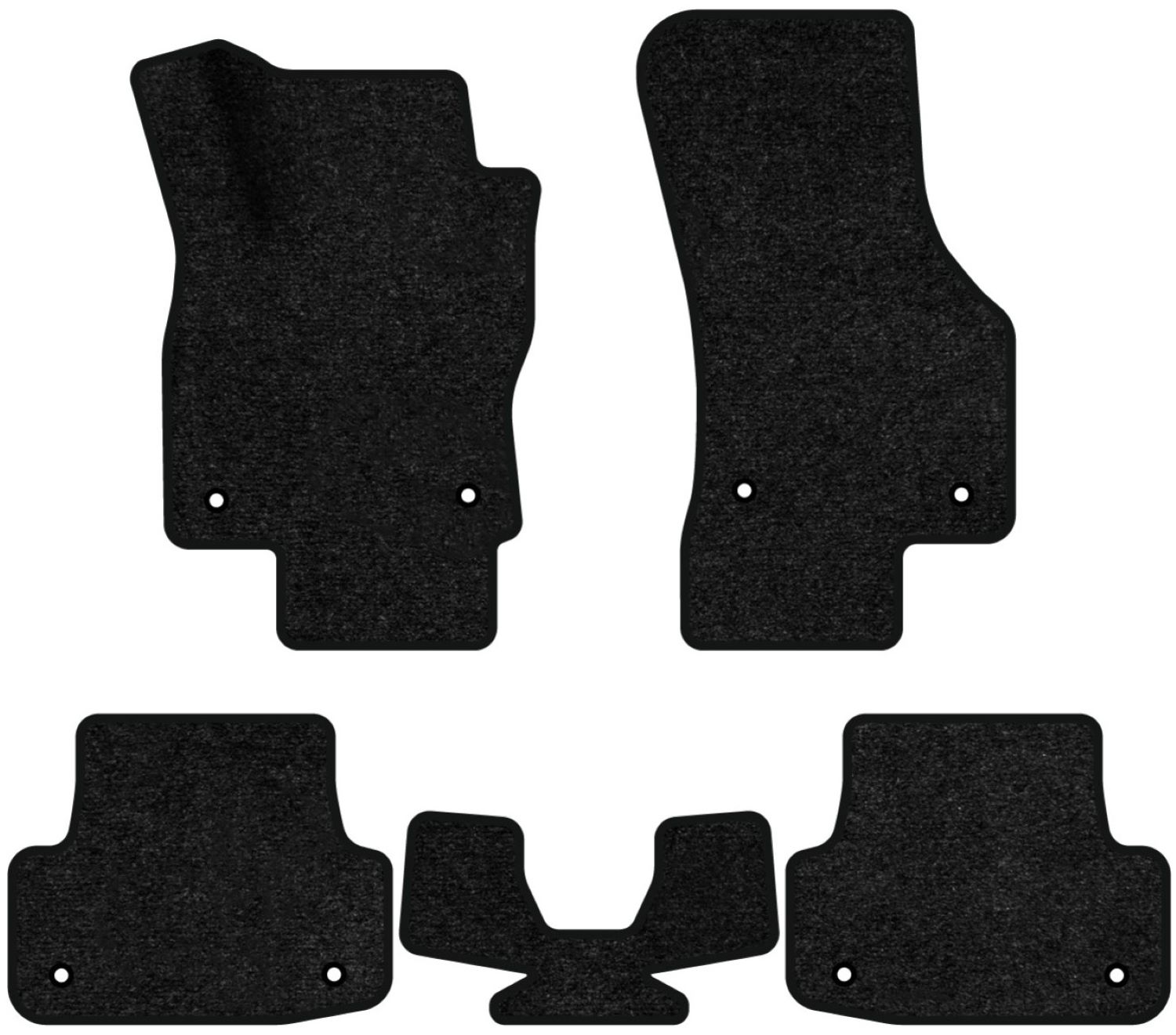 Коврики ворсовые в салон авто EVAtech Standard для Audi A3 (8V) 3-doors 2012-2020 3 поколение Htb USA черный кант AU33257CE5AV8VEB - Фото 1