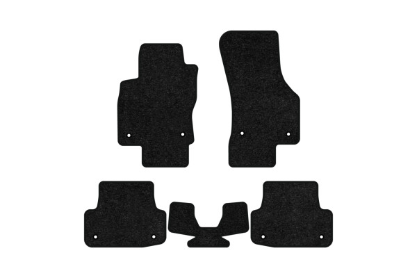 Коврики ворсовые в салон авто EVAtech Standard для Audi A3 (8V) 3-doors 2012-2020 3 поколение Htb USA черный кант AU33257CG5AV8VEB - Фото 1