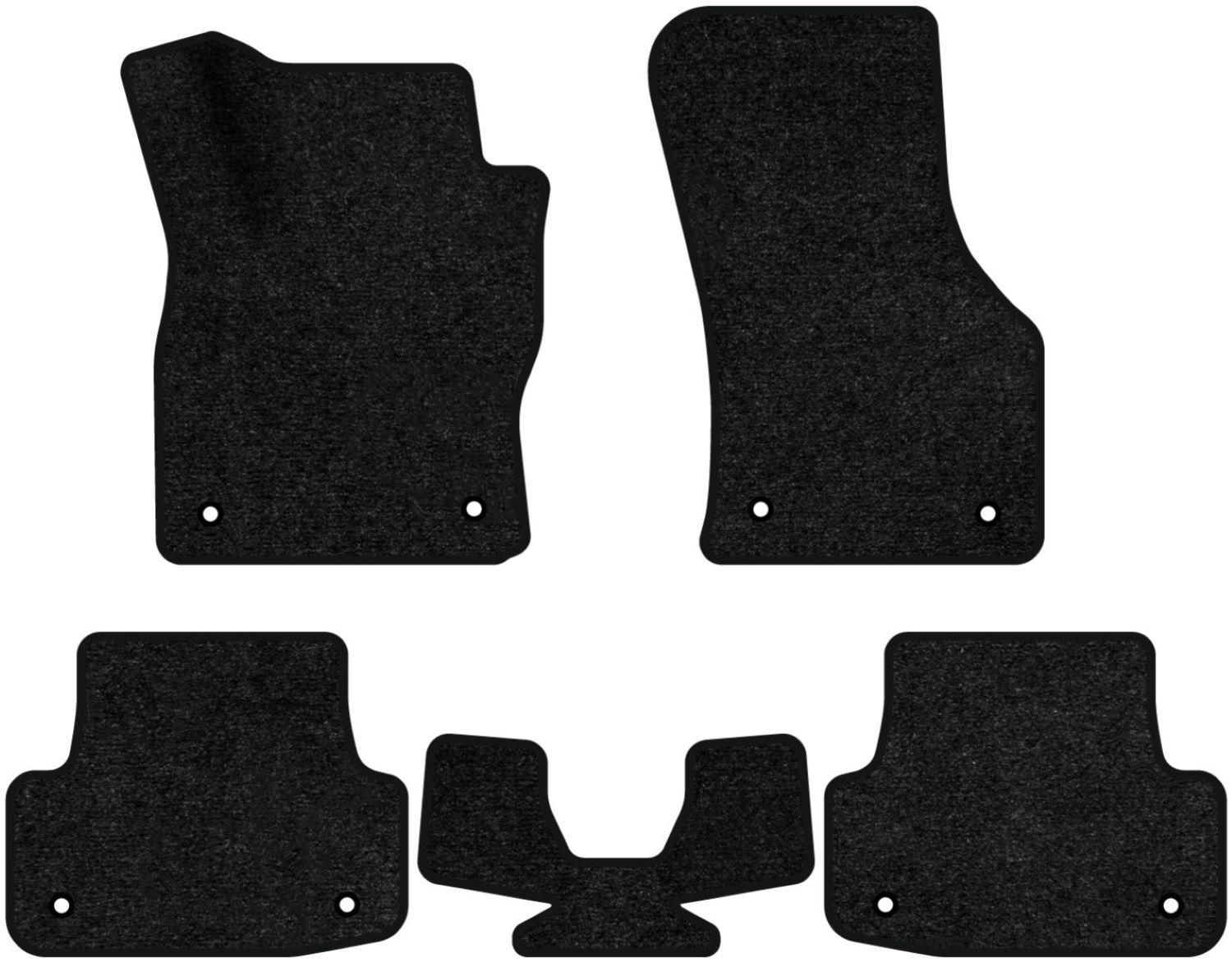Коврики ворсовые в салон авто EVAtech Standard для Audi A3 (8V) 3-doors 2012-2020 3 поколение Htb USA черный кант AU33257CQ5AV8VEB - Фото 1