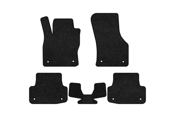 Коврики ворсовые в салон авто EVAtech Premium для Audi A3 (8V) 3-doors 2012-2020 3 поколение Htb USA черный кант AU33257CR5AV8VPB - Фото 1