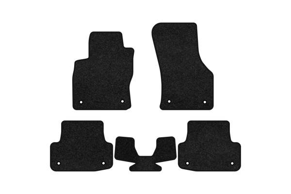 Коврики ворсовые в салон авто EVAtech Premium для Audi A3 (8V) 3-doors 2012-2020 3 поколение Htb USA черный кант AU33257CS5AV8VPB - Фото 1