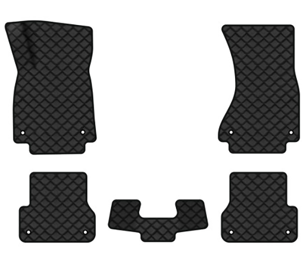 Коврики из экокожи в салон авто EVAtech ECO для A6 (C7) Audi 2011-2017 4 поколение Sedan EU AU35CD5AV8BBB - Фото 1