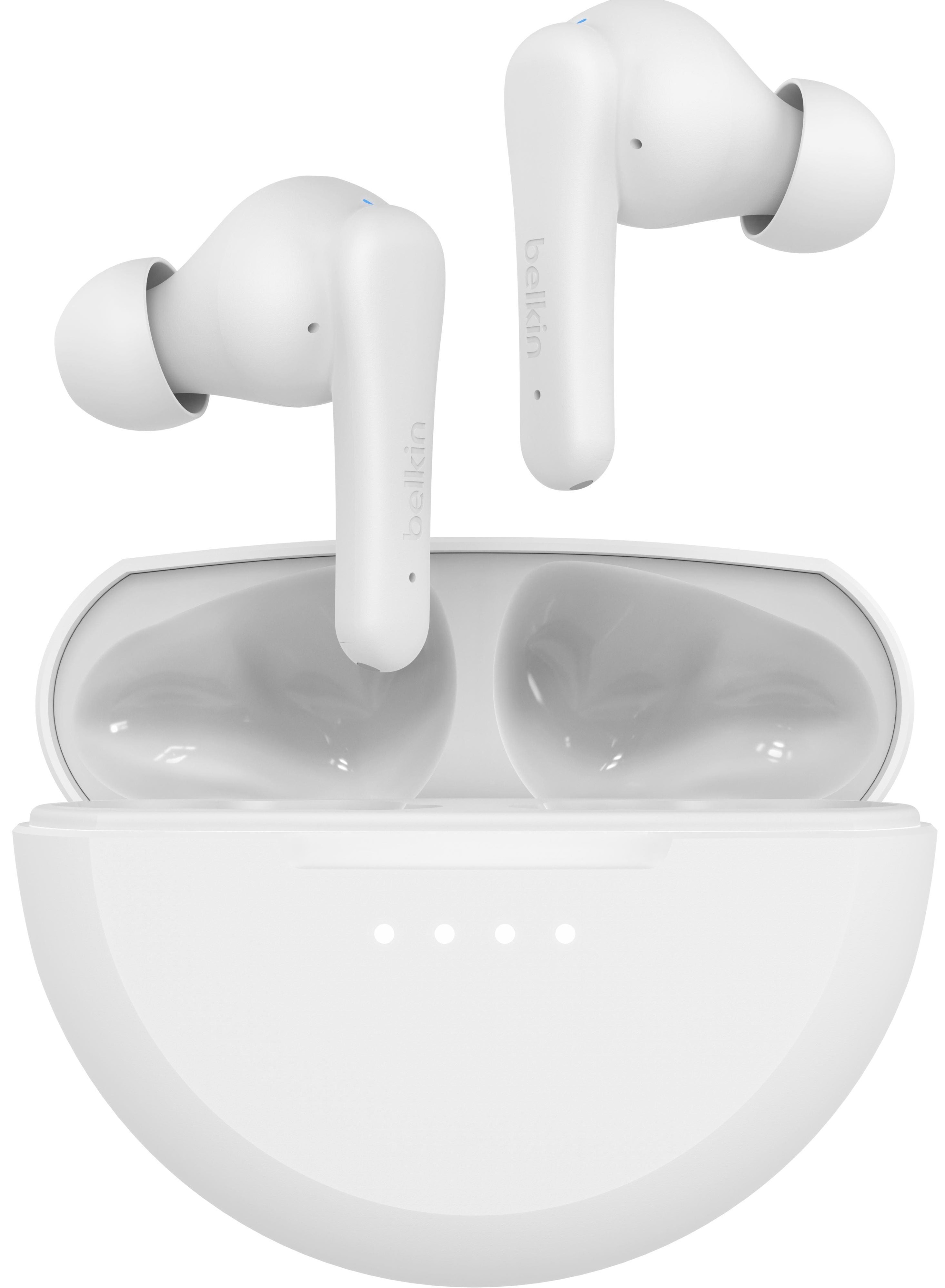 Наушники вкладыши беспроводные TWS Belkin Soundform Motion True Wireless White (AUC010BTWH) - Фото 1