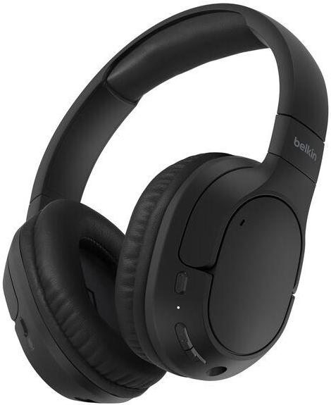 Купити Навушники повнорозмірні бездротові Belkin Over-Ear Black (AUD009HQBK) - Фото 1 Навушники повнорозмірні бездротові Belkin Over-Ear Black (AUD009HQBK) - Фото 1
