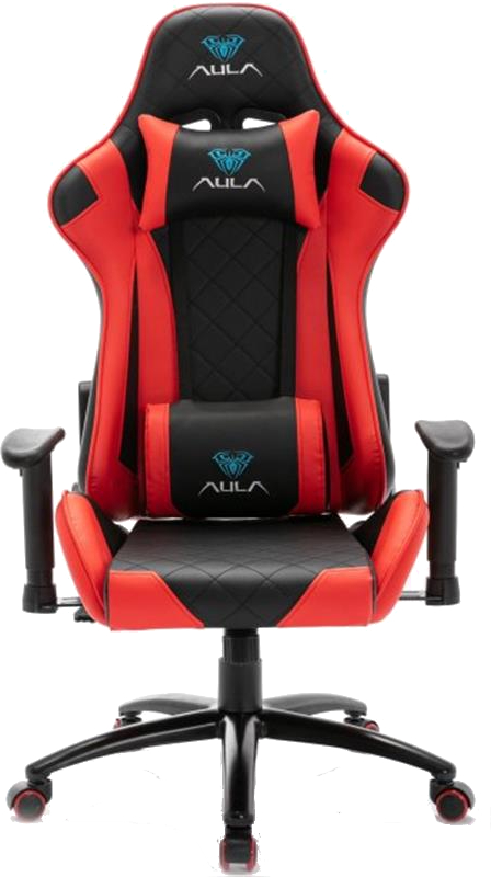 Кресло для геймеров Aula F1029 Gaming Chair Black/Red (6948391286181) - Фото 1